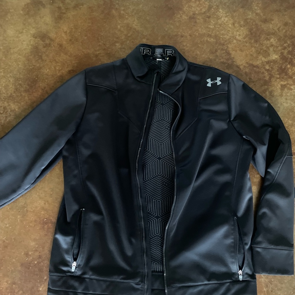 Mens Underarmour Black Sleek Jacket